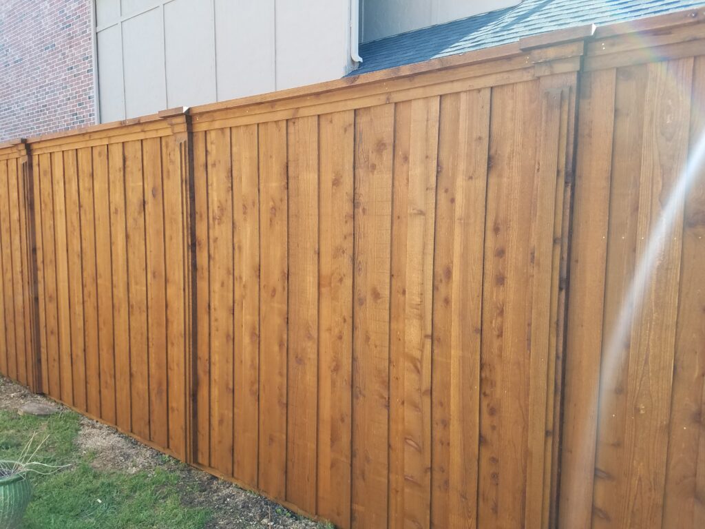 New Wooden Fence Plano